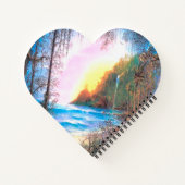 妖精の王国の森の夢の国のファンタジーの物語 ノートブック (裏面)