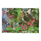 妖精の王国の森の夢の国のファンタジーの物語 枕カバー (裏面)