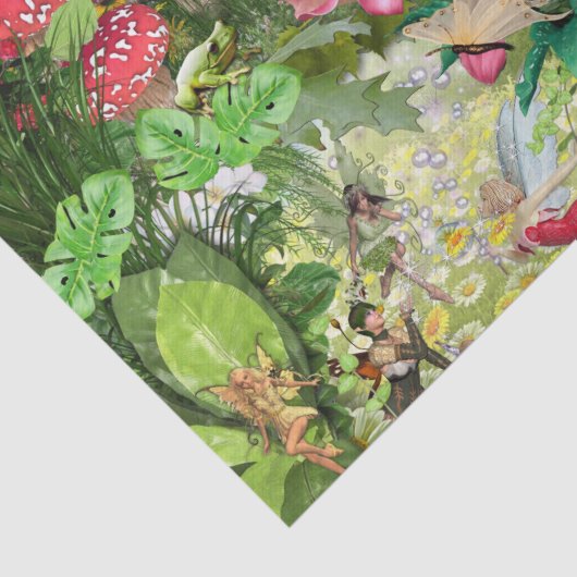 妖精の王国の森の夢の国のファンタジーの物語 薄葉紙 (詳細)