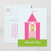 妖精の王女感謝してい城葉書 ポストカード (正面/裏面)
