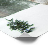 妖精の王子とヒョウ冬のシーン森のポスター ポスター (角)