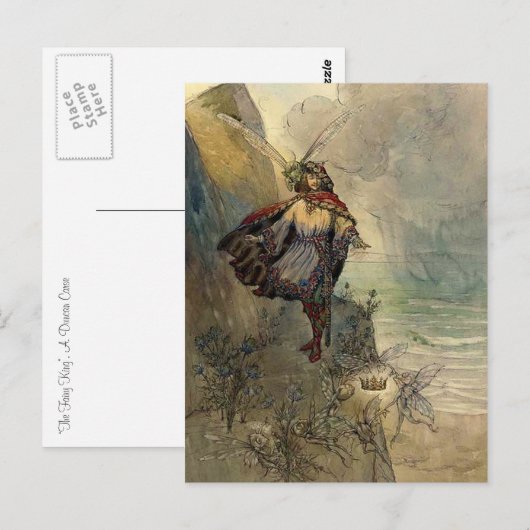 「妖精の王」 ポストカード (正面/裏面)