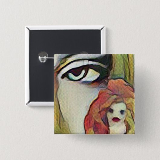 妖精の目 缶バッジ (正面&裏面)