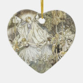 妖精の真夏の夜の夢1907年 セラミックオーナメント (正面)