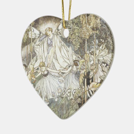 妖精の真夏の夜の夢1907年 セラミックオーナメント (左)