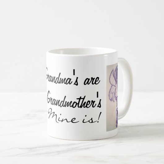 妖精の祖母のマグ コーヒーマグカップ (正面右)