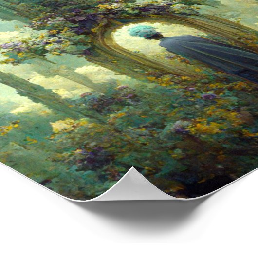 妖精の祭壇ファンタジーアートポスター ポスター (角)