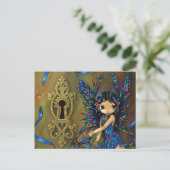 「妖精の秘密」はがき ポストカード (スタンド正面)