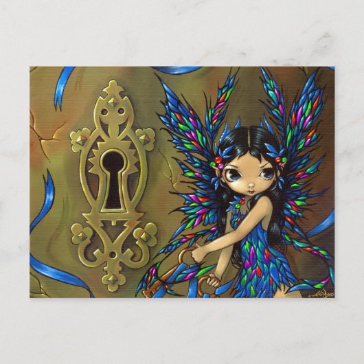 「妖精の秘密」はがき ポストカード (正面)