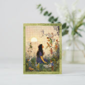 妖精の秘密 – アンティークはがき ポストカード (スタンド正面)