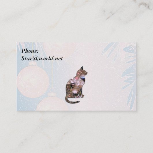 妖精の種の猫 名刺 (裏面)
