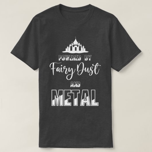 妖精の粉とメタルTシャツで動く Tシャツ (デザイン正面)