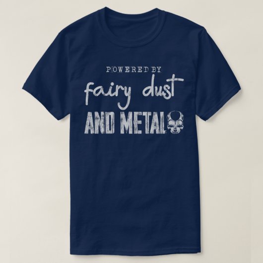 妖精の粉と金属で動----- Tシャツ (デザイン正面)