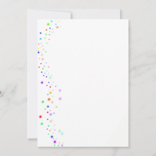 妖精の粉 招待状 (正面)