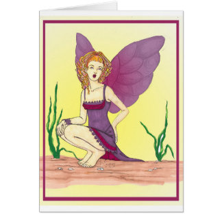 妖精の紫色の服