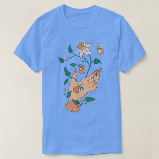 妖精の美しい美学フェアリーウェーブミスティックファンタ Tシャツ (デザイン正面)