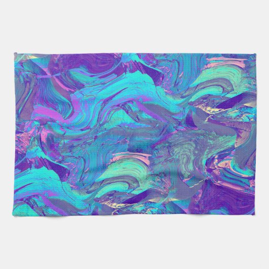 妖精の翼のアートグラス： キッチンタオル (横)