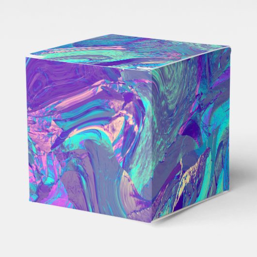 妖精の翼のアートグラス： フェイバーボックス (正面サイド)