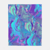 妖精の翼のアートグラス： フリースブランケット (正面)