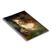 妖精の翼のパーソナライズ名ソフィー・アンダーソン ノートブック (右側)