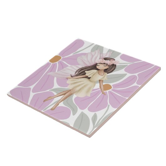 妖精の花の女の子 タイル (側面)
