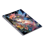 妖精の花の女性ファンタジーアート ノートブック (右側)
