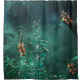 妖精の花の玉の月光 シャワーカーテン (正面)