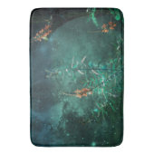 妖精の花の玉の月光 バスマット (正面縦)