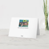 妖精の花ザジェイドムーンライト誕生日 カード (裏面)