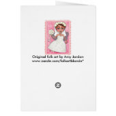 妖精の花嫁-ブライダル、結婚式の招待状 (裏面)