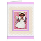 妖精の花嫁-ブライダル、結婚式の招待状 (正面)