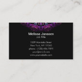 妖精の花-曼荼羅 名刺 (裏面)