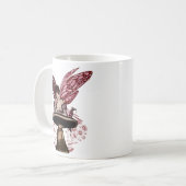 妖精の芸術のマグ コーヒーマグカップ (正面左)