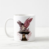 妖精の芸術のマグ コーヒーマグカップ (左)