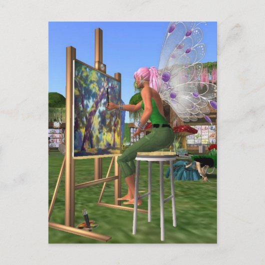 妖精の芸術家 ポストカード (正面)