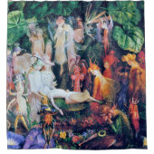 妖精の葬儀、ジョン·アンスター·フィッツジェラルド シャワーカーテン (正面)