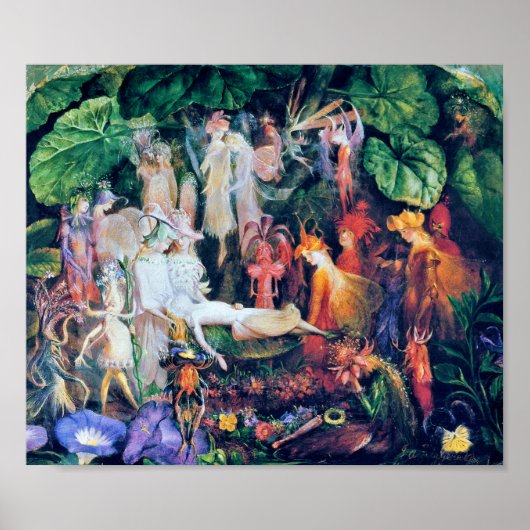 妖精の葬列、ジョン・アンストゥル・フィッツジェラルド ポスター (正面)