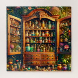 妖精の薬庫の魔法のハーバリウム棚 ジグソーパズル