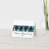 妖精の蝶のクリスマスカード シーズンカード (裏面)