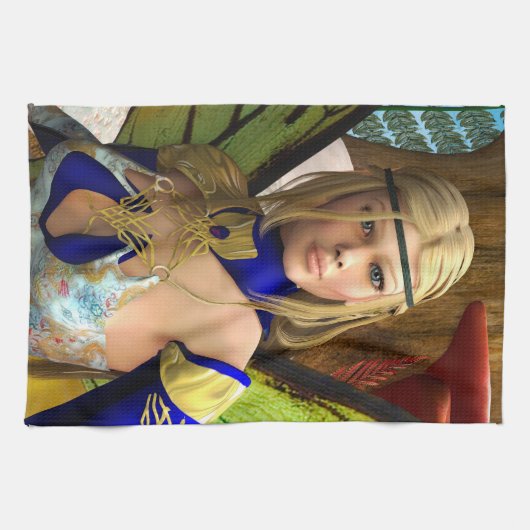 妖精の蝶 キッチンタオル (横)