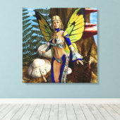 妖精の蝶 キャンバスプリント (インサイチュ (ウッドフロア))