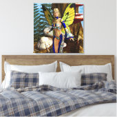 妖精の蝶 キャンバスプリント (インサイチュ (寝室))