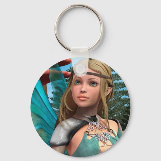 妖精の蝶 キーホルダー (正面)