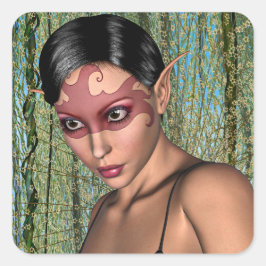 妖精の蝶 スクエアシール