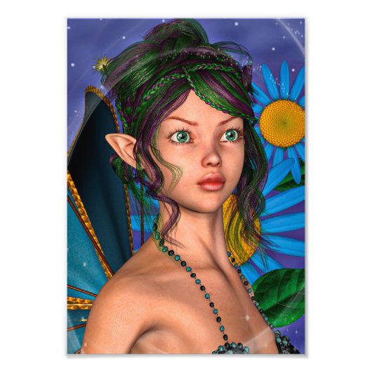 妖精の蝶 フォトプリント            (正面)