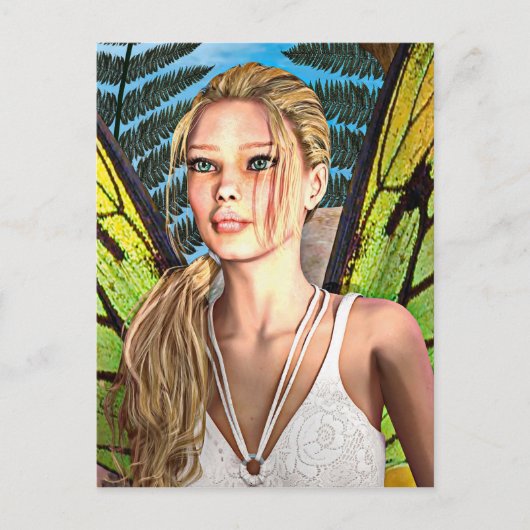 妖精の蝶 ポストカード (正面)