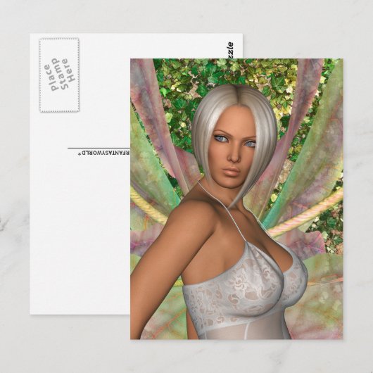 妖精の蝶 ポストカード (正面/裏面)