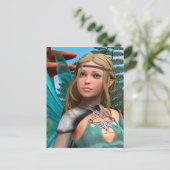 妖精の蝶 ポストカード (スタンド正面)