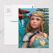 妖精の蝶 ポストカード (正面/裏面)