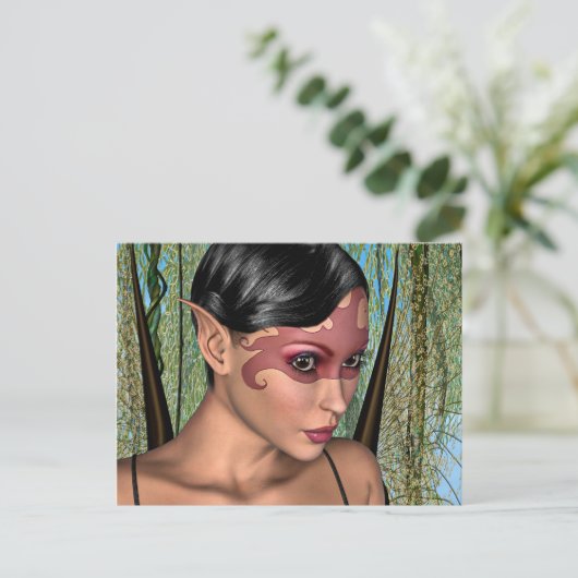 妖精の蝶 ポストカード (スタンド正面)